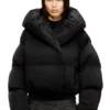 w-iley-t1 Wrap puffer in bi-stretch nylon