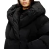 w-iley-t1 Wrap puffer in bi-stretch nylon