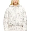 w-inner-r1 Padded jacket with cat print
