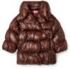 w-inona Short quilted down coat with belt