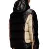 w-ostend Hooded puffer jacket in shiny ripstop