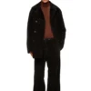 w-otis Pea coat in treated corduroy