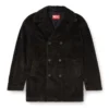 w-otis Pea coat in treated corduroy