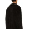 w-otis Pea coat in treated corduroy