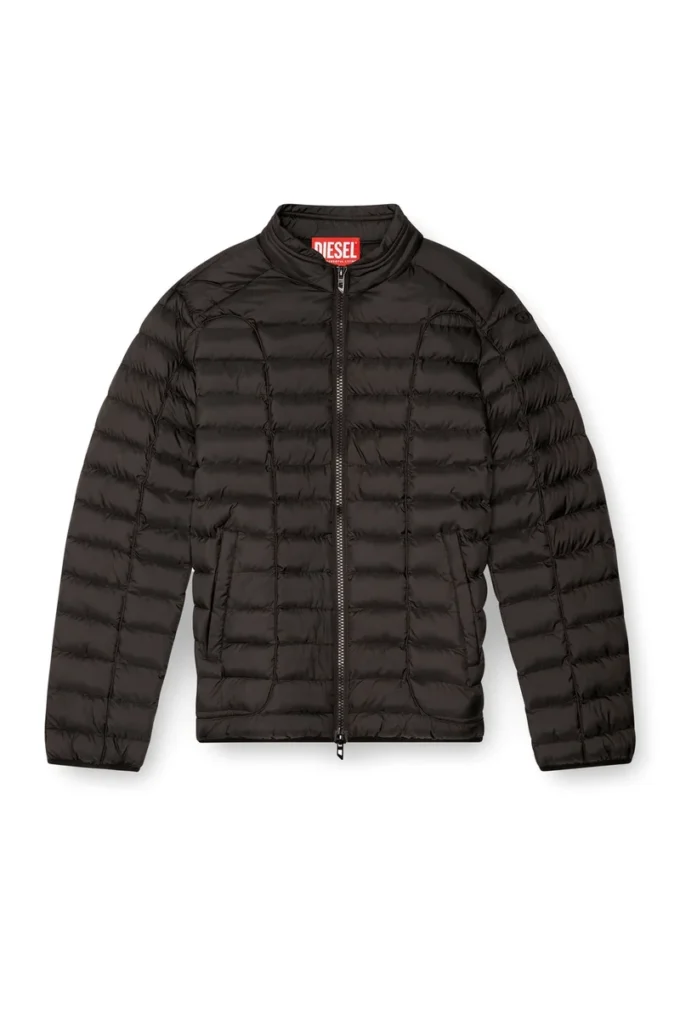 w-pilot Puffer jacket in light nylon