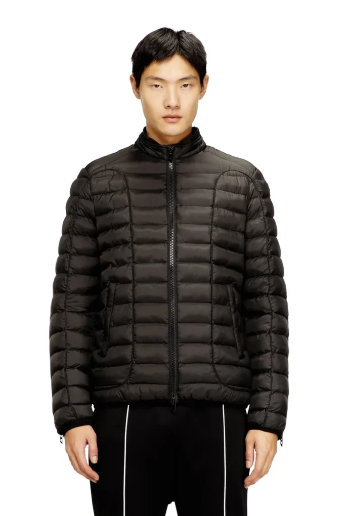 w-pilot Puffer jacket in light nylon
