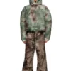 w-thug-jkt-puffy Puffy hooded jacket in camo nylon