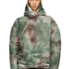 w-thug-jkt-puffy Puffy hooded jacket in camo nylon