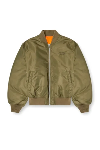 w-type-d1 Padded bomber jacket with Oval D embroidery