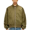w-type-d1 Padded bomber jacket with Oval D embroidery
