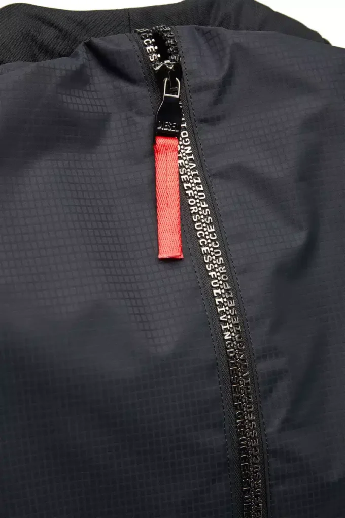 zip-d backpack x Zip-D-Backpack in check-jacquard shell