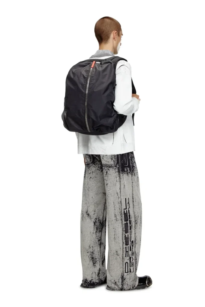 zip-d backpack x Zip-D-Backpack in check-jacquard shell